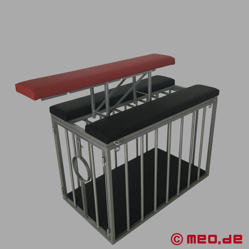 Cage BDSM métallique - démontable - - Cage d'esclave bondage