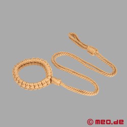 Collare bondage Shibari con guinzaglio - Thumbnail