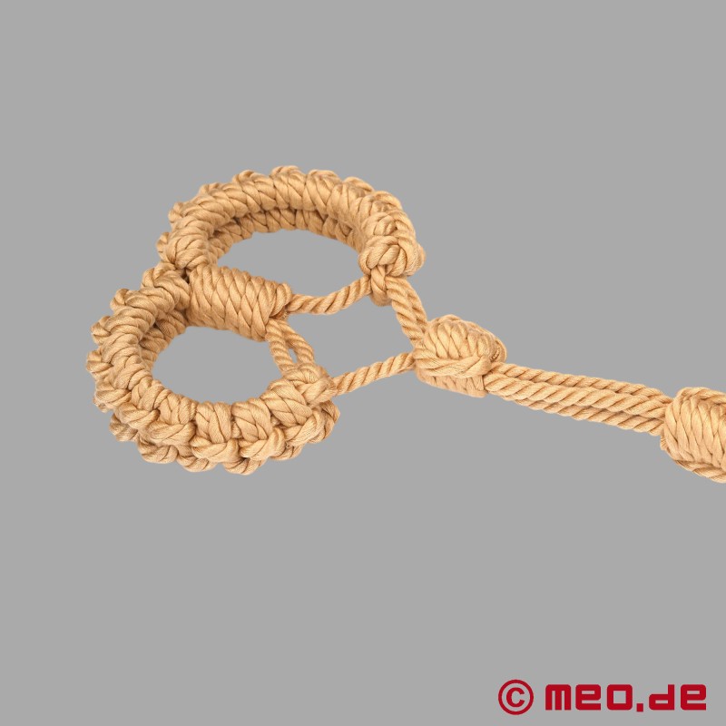 Shibari Bondage - Kılavuz ipli el kelepçeleri - 4
