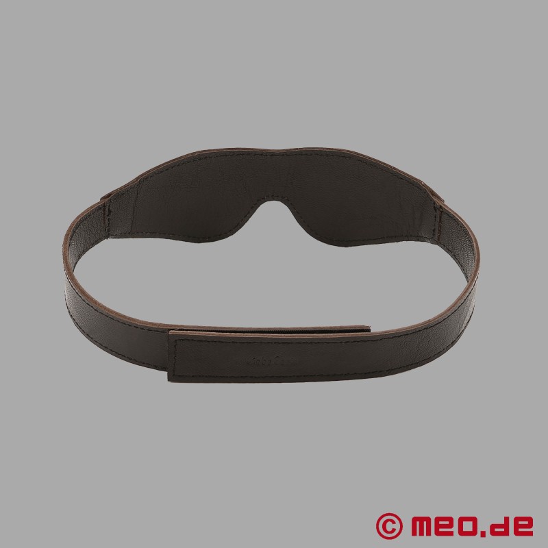 Luxe BDSM blinddoek van geitenleer - FAUBOURG - 5