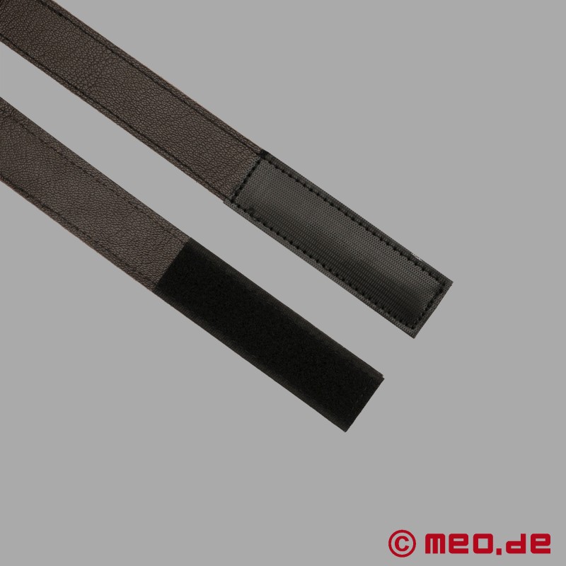 Keçi derisinden yapılmış lüks BDSM göz bağı - FAUBOURG - 6