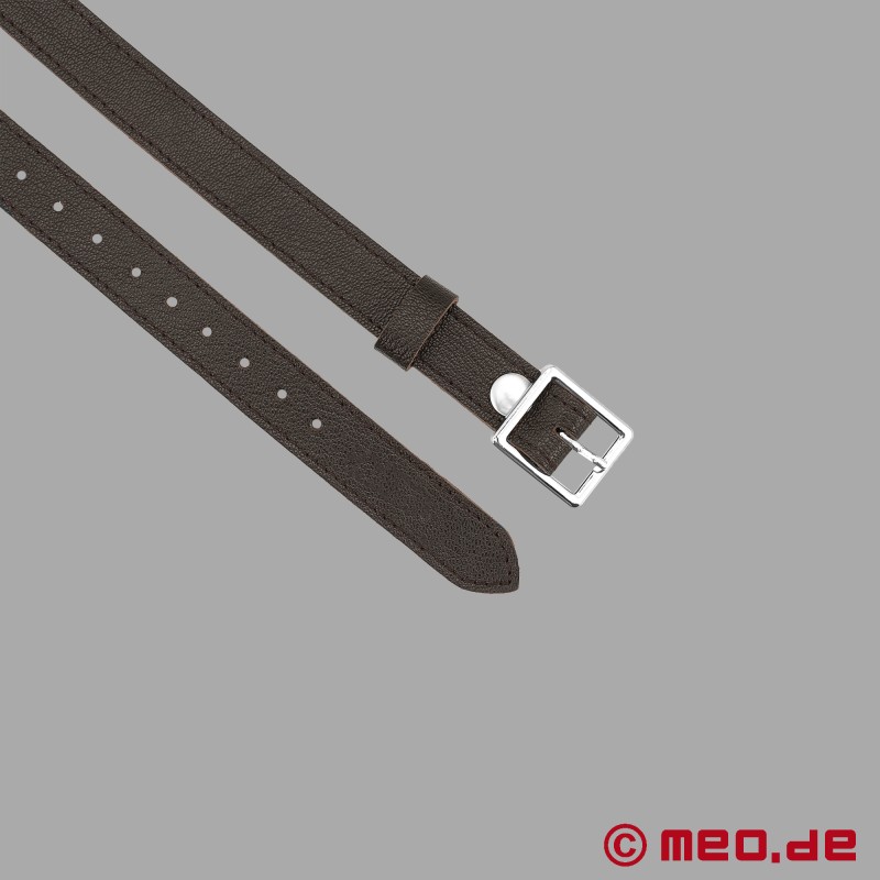 BDSM ballknebel laget av geiteskinn og silikon - Faubourg - 6