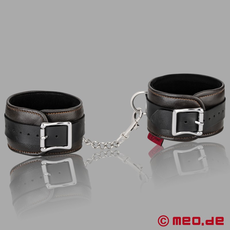 Luxury goatskin padded ankle cuffs - FAUBOURG - 2