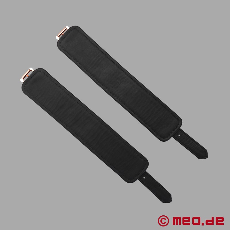 Algemas de tornozelo de luxo, cor bordeaux, acolchoadas - NOBLESSE - 5