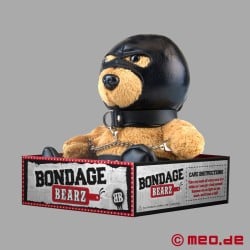 MEO's Sal The Slave - Bondage teddybeer in handboeien