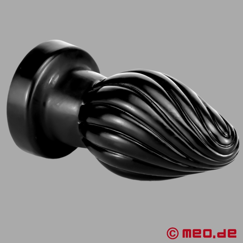 Plug anal de silicone - Cone em espiral