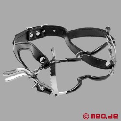 Ratchet Style Jennings Mouth Gag with Strap – Lock That Mouth Wide Open - Thumbnail