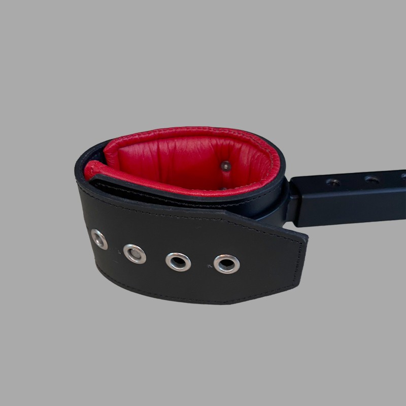 BDSM spridarstång med handbojor av läder - 5