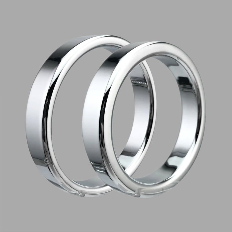 De Luxe Stainless Steel Cock Ring