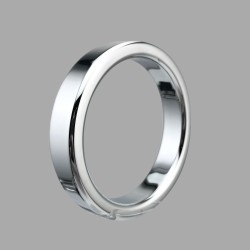 De Luxe Stainless Steel Cock Ring - Get Hard. Stay Hard. Look Incredible. - Thumbnail