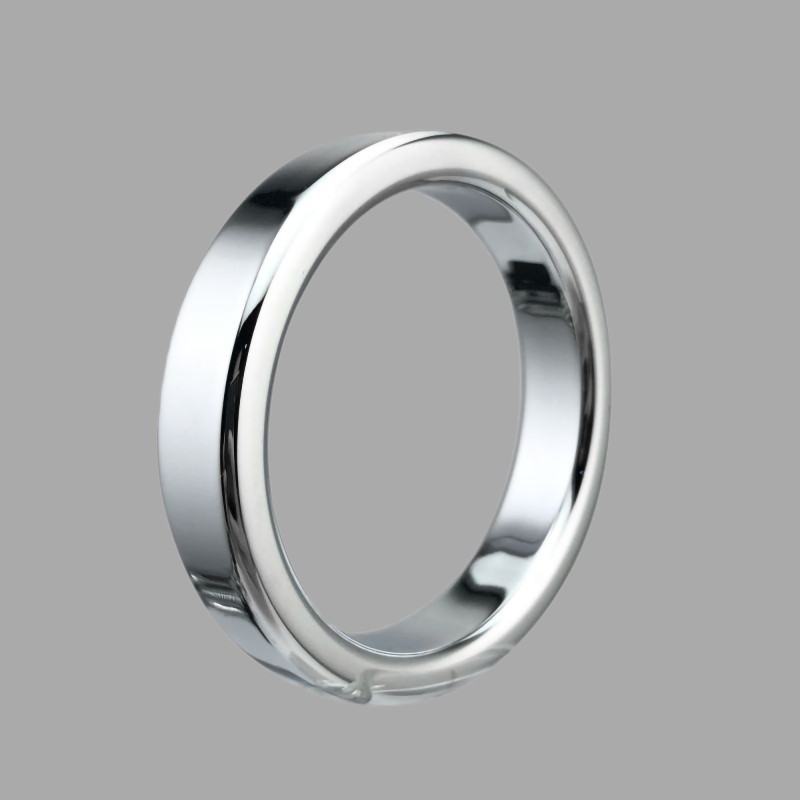 De Luxe Stainless Steel Cock Ring - 2