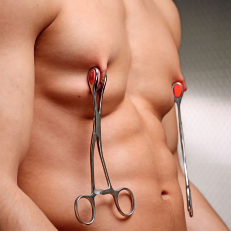 Pinza para pezones y pinza genital BDSM