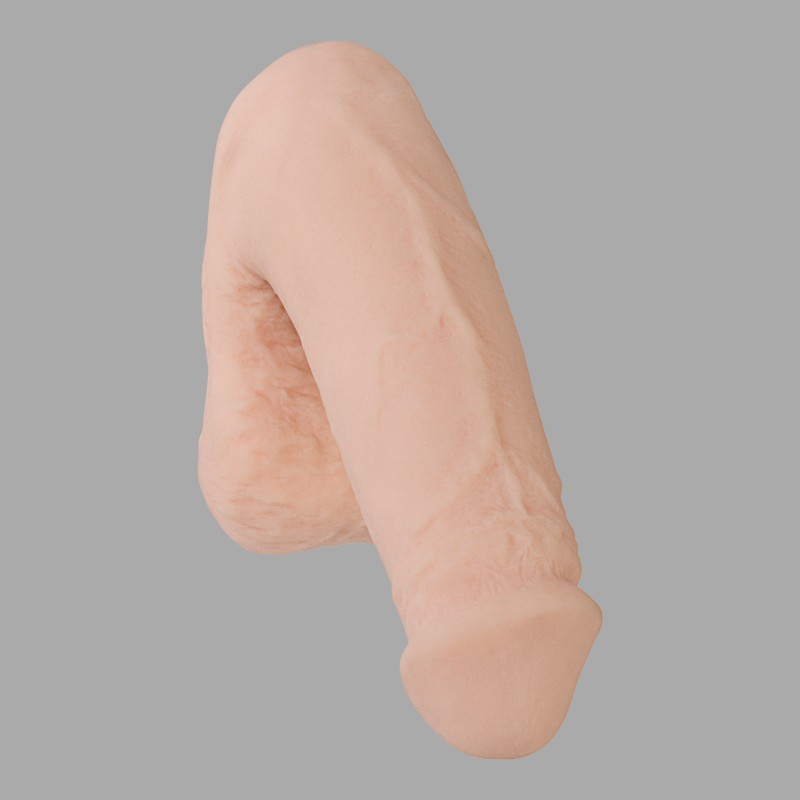 Packer - Penis with testicles, skin colored and realistic