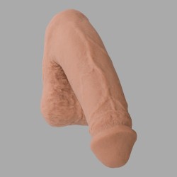 Soft packer - penis a semenníky, mužský, farba kože, realistický