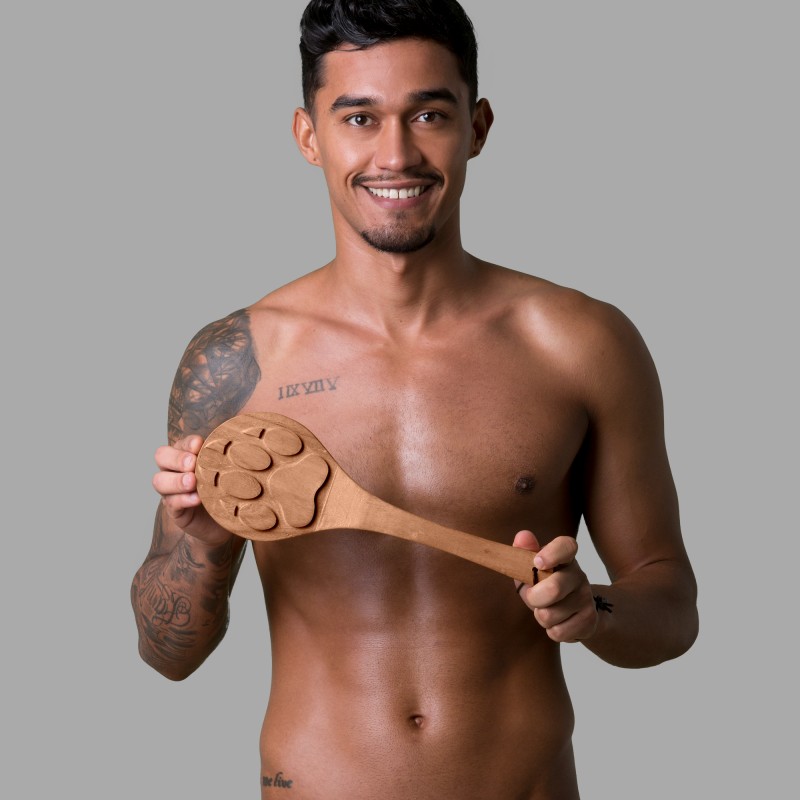 Деревянный пэддл для БДСМ - Big Bad Wolf - 3