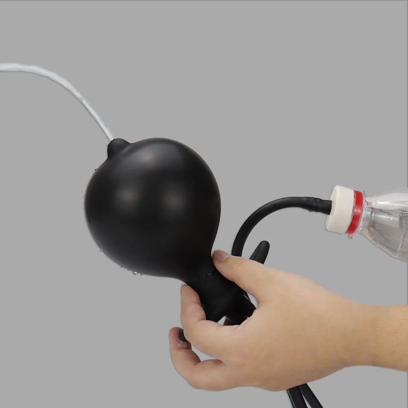 Inflatable Butt Plug with Enema