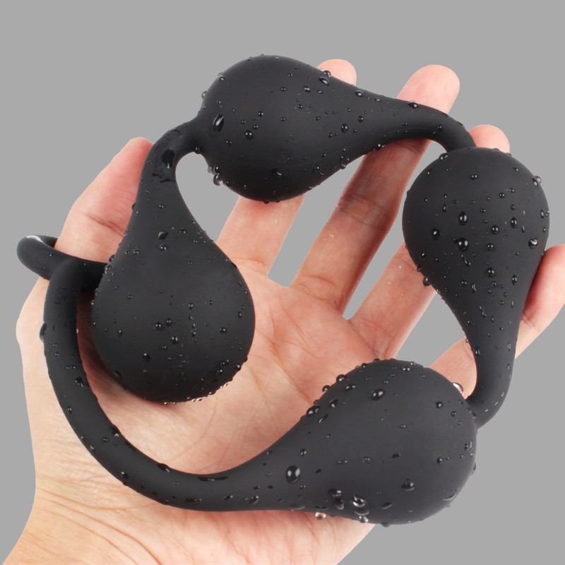 Szilikon anális golyók - Waterdrop - 4