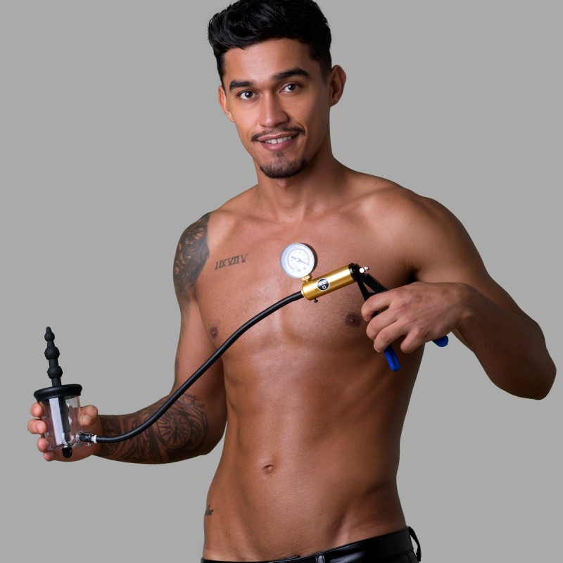 Anal Vacuum Cylinder with Dildo and Hand Pump - 4