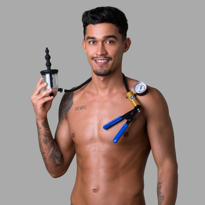 Anal Vacuum Cylinder with Dildo and Hand Pump - 5