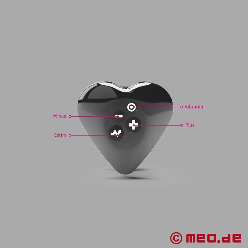 Mystim - Heart's Desire – Klitorisvibrator mit E-Stim