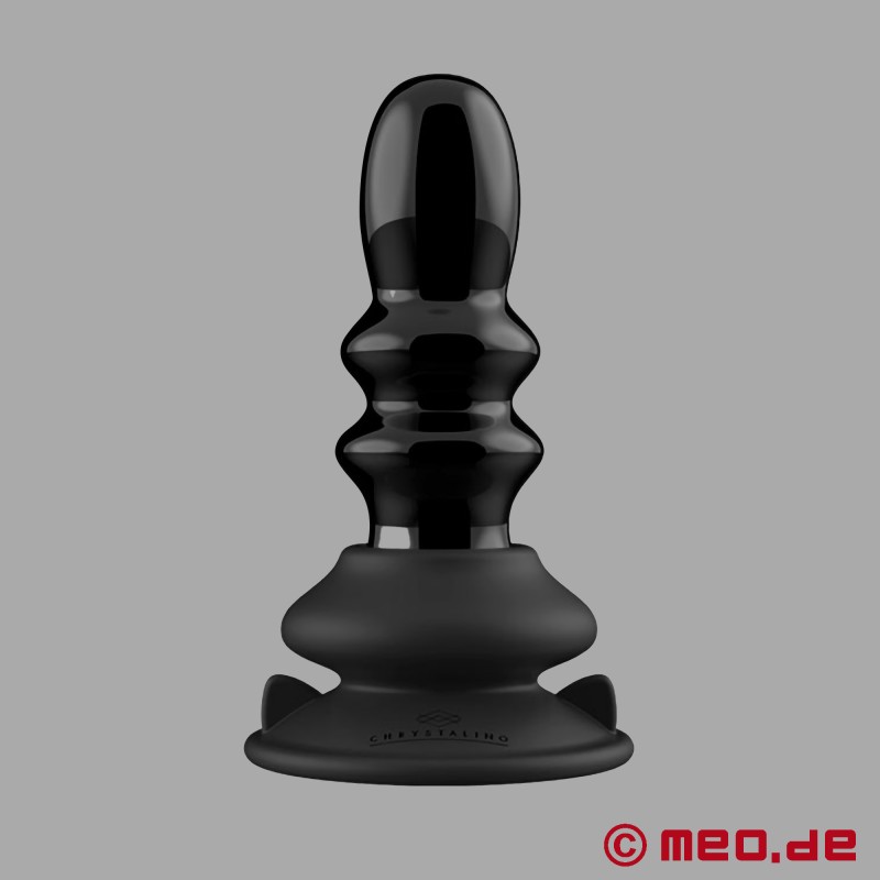 Plug anal de vidro ANALGEDDON II ® com vibração