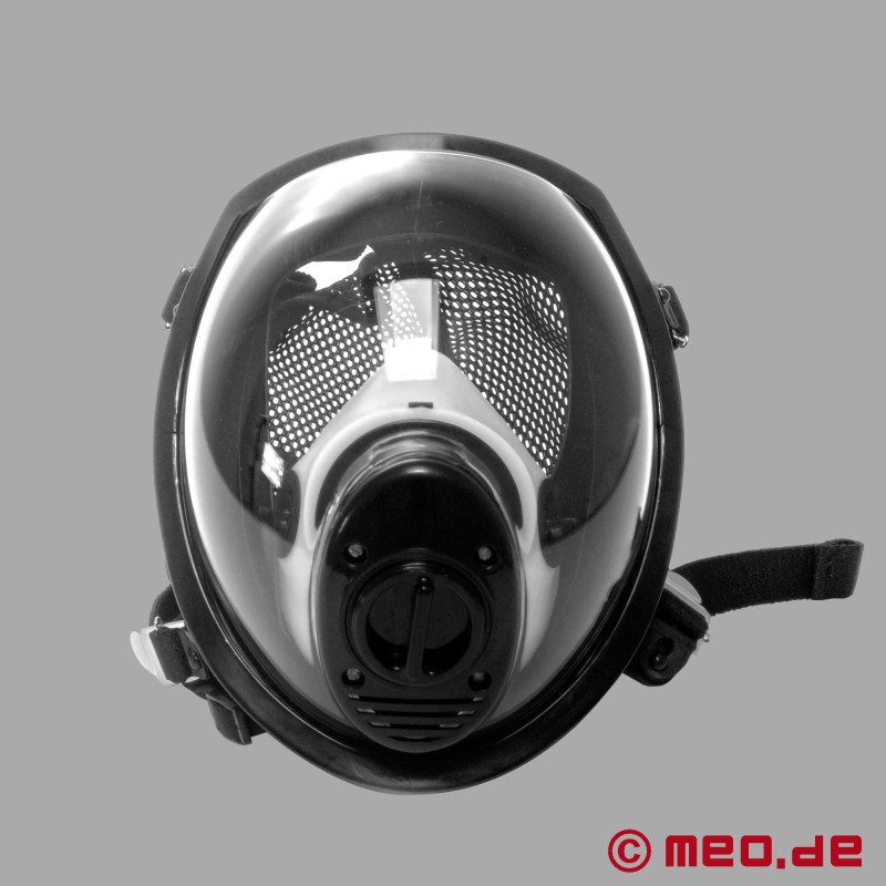 MSX Gas Mask with Full Face Visor - BDSM Breathing Mask