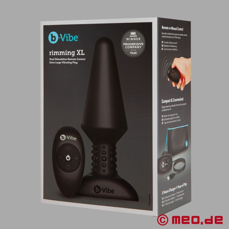 B-Vibe rimming Plug XL - Didelis analinis vibratorius