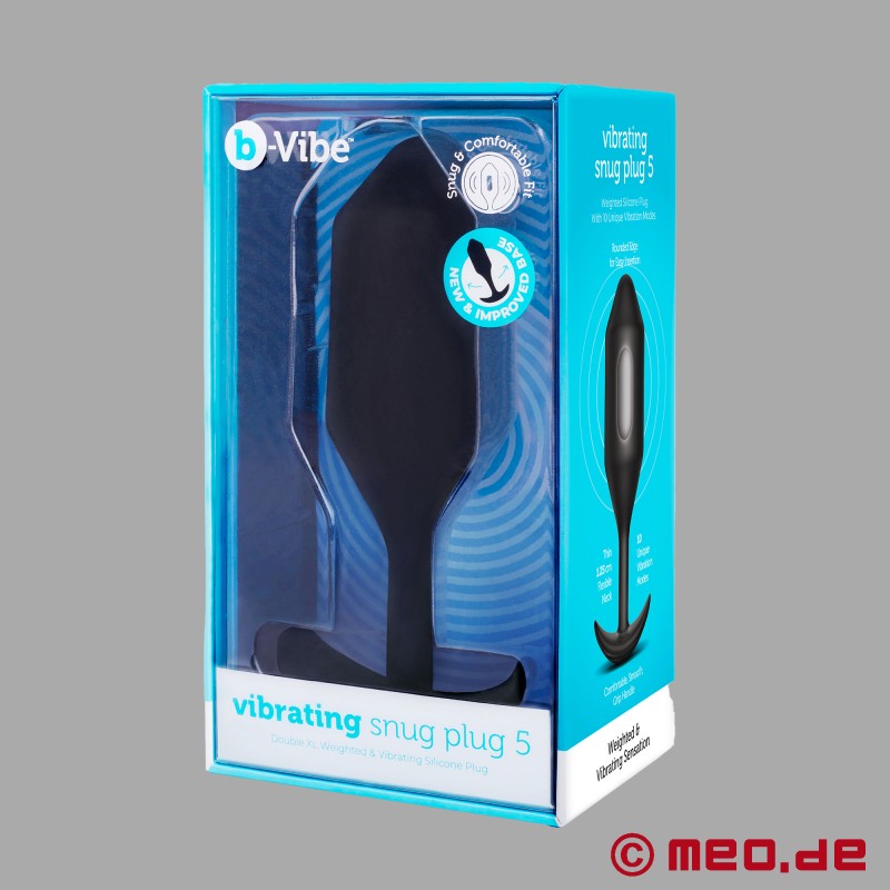 B-Vibe vibračný plug - XXL