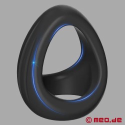 Alpha Male Cock Ring - Dual Silicone Cockring & Ball Stretcher for Intense Orgasms - Thumbnail