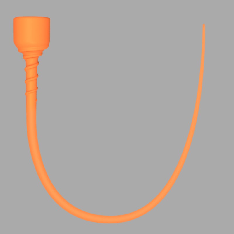 Lång penis plug i silikon med sugkopp - 6