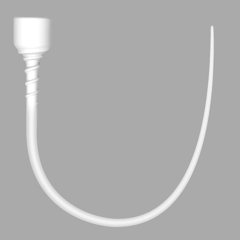 Penis plug lungo in silicone con ventosa - 8