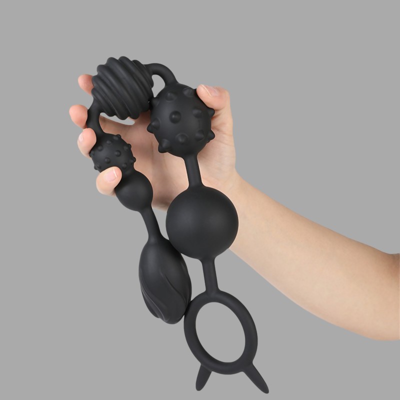 Silicone anale ballen - Alphamale - 5