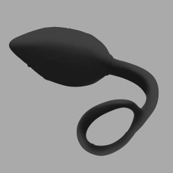 Alpha Male Cock Ring com butt plug - Thumbnail