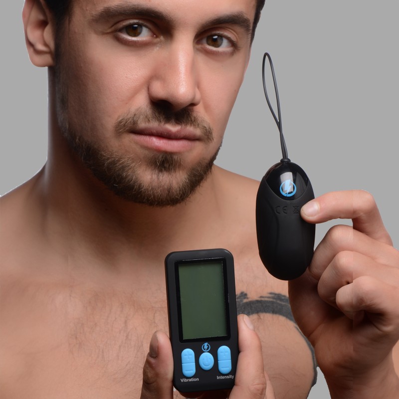 Anal Egg Estim Pro - vibracijsko jajce z elektrostimulacijo