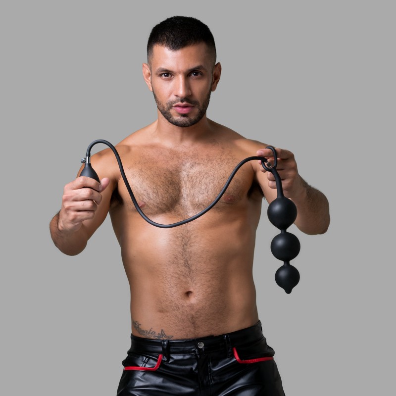 Felfújható anális golyók XXL - Anális tágításhoz - 6