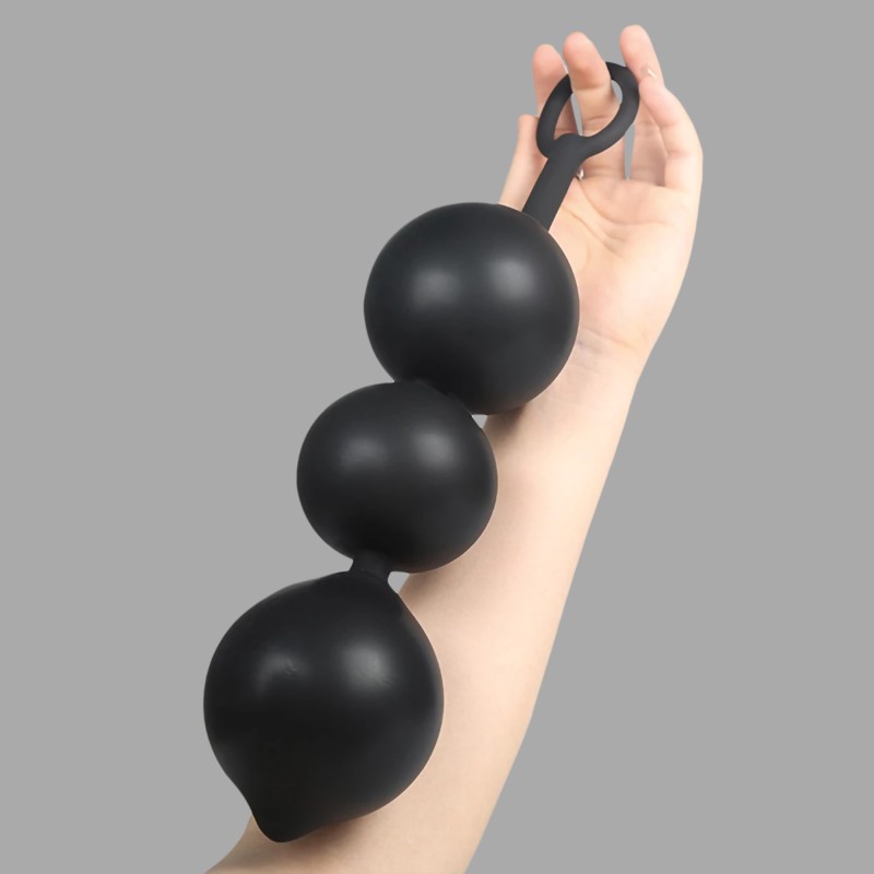 Oppblåsbare analkuler XXL - For anal dilatasjon - 9