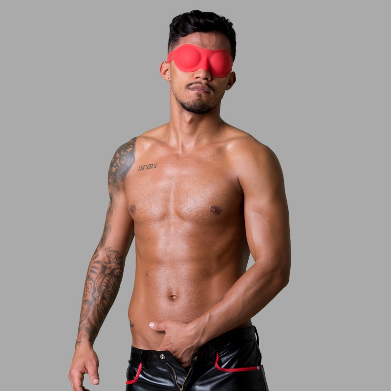 BDSM ögonmask i silikon - 6