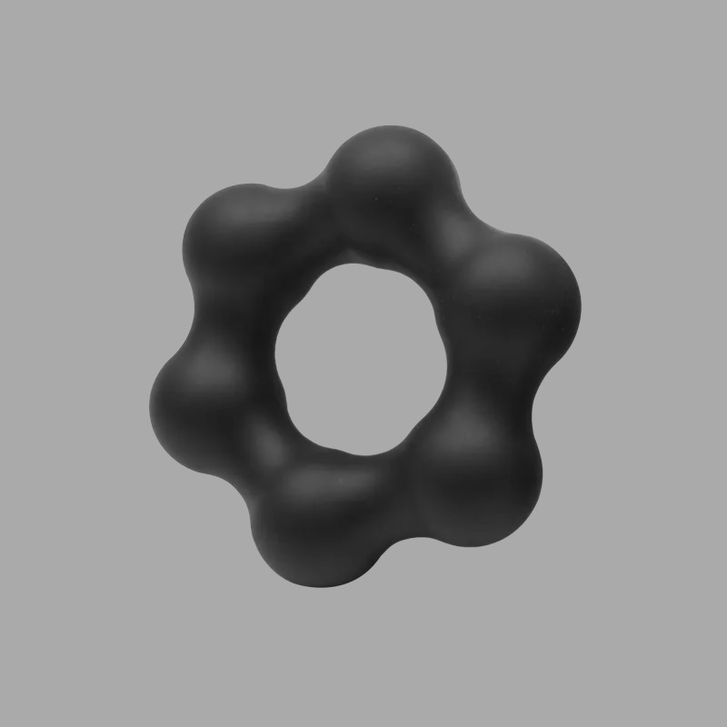 Pierścień na kutasa Alphamale Star Fucker Cock Ring wykonany z Liquid Silicone - 2