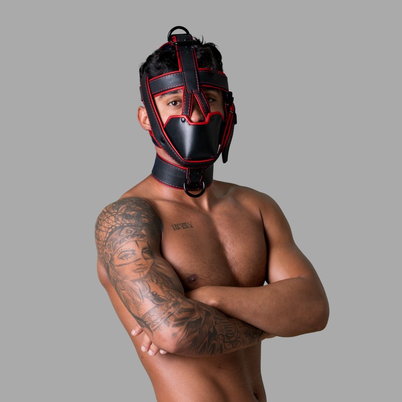 Arnês de couro para a cabeça - San Francisco Deluxe - 16