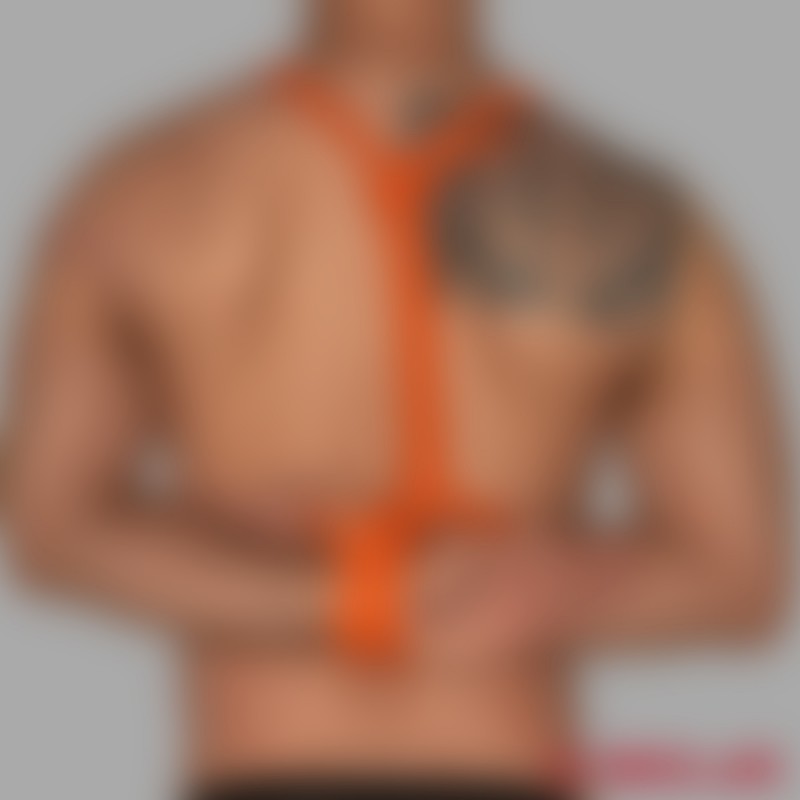 Shibari bondage-reb i læder - orange - 3