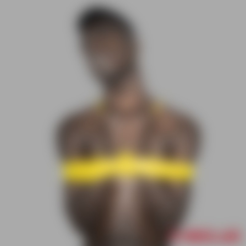 Corda de bondage em couro Shibari - amarelo - 1