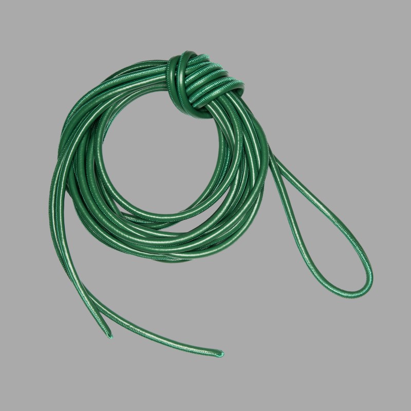 Corda de bondage em pele Shibari - verde