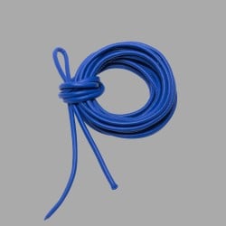 Cuerda de cuero para bondage Shibari - azul