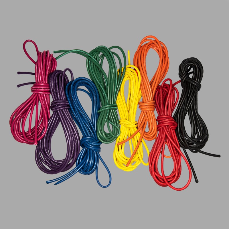 Shibari 皮革捆绑绳 - 蓝色 - 4