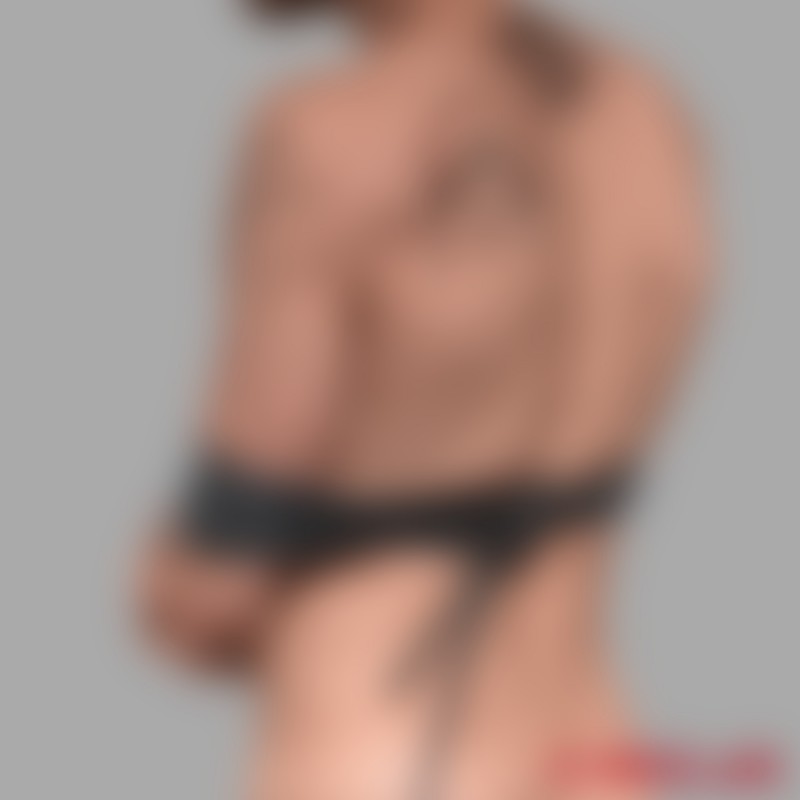 Shibari bondage-reb i læder - sort - 3