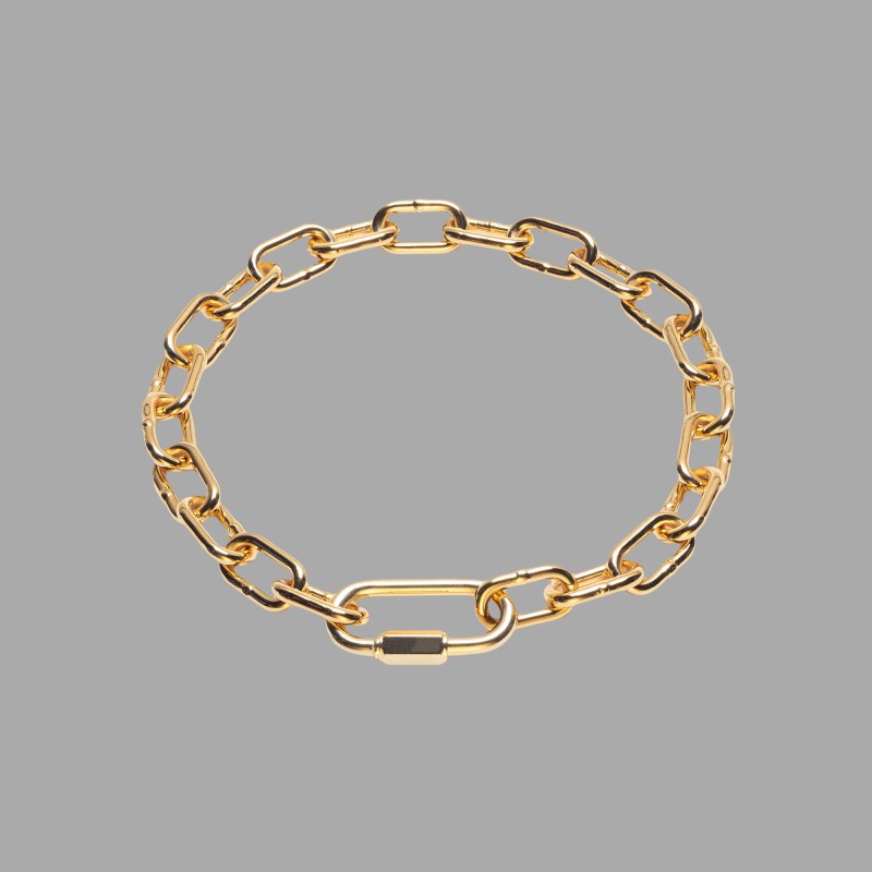 BDSM Chain Collar - Gold