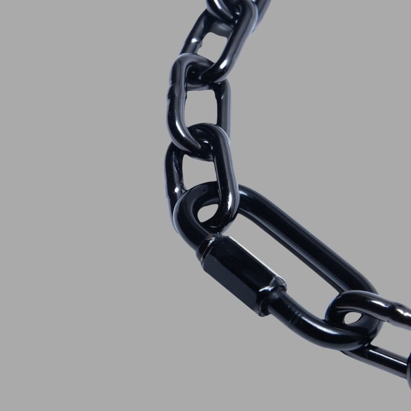 BDSM Chain Collar - Ruthenium