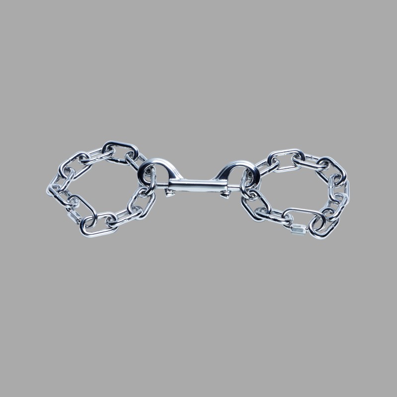 Chain Wrist Cuffs - Palladium