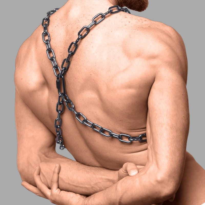 Steel Chain Harness - Ruthenium