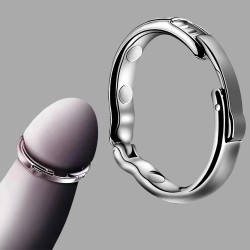 Anillo para el glande de acero inoxidable con articulación